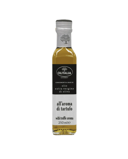 Condiment à base d'huile d'olive extra vierge et d’arôme de Truffe Condiment à base d'huile d'olive extra vierge et d’arôme de Truffe