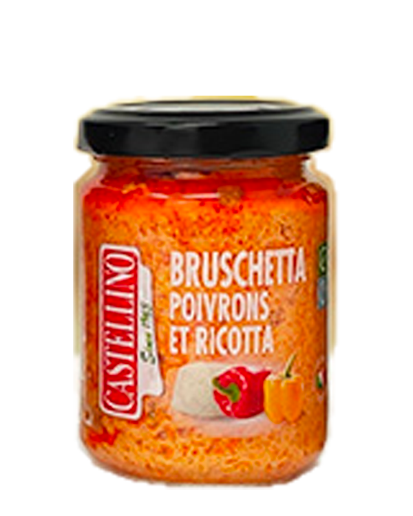 Bruschetta Poivrons & Ricotta