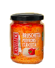 Bruschetta Poivrons & Ricotta