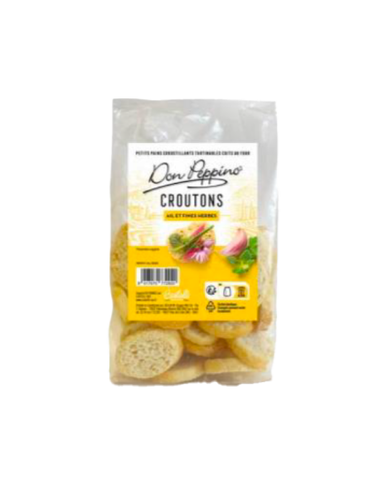Croutons ail et fines herbes