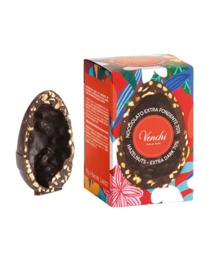 Œuf miniature Noisettes Chocolat Extra Noir 70%