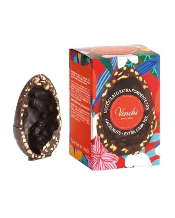 Œuf miniature Noisettes Chocolat Extra Noir 70%