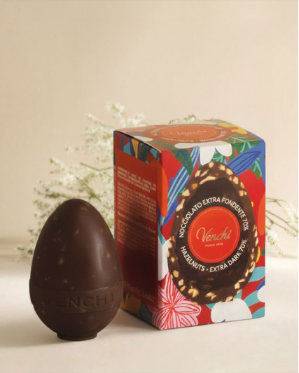 Œuf miniature Noisettes Chocolat Extra Noir 70%