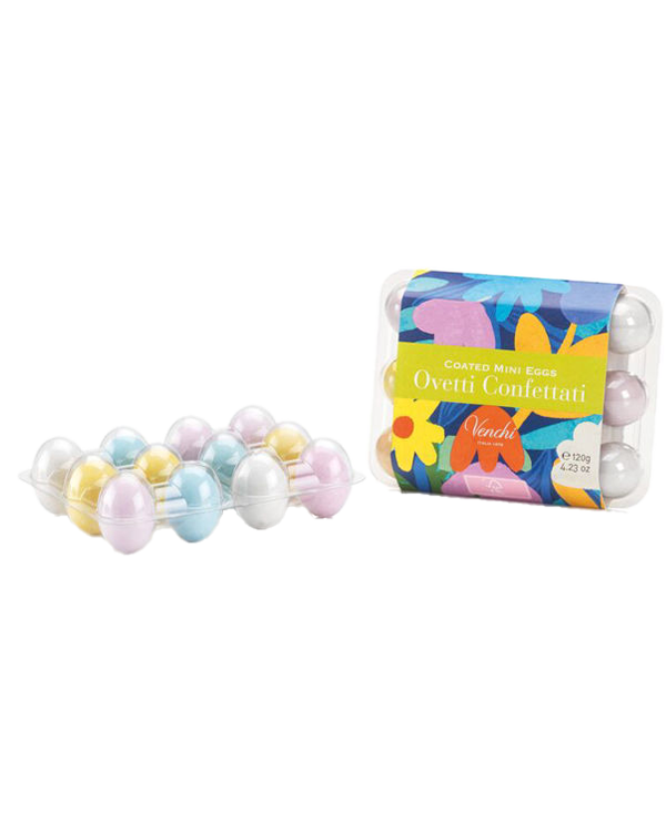 Boîte d'œufs dragéifiés en chocolat