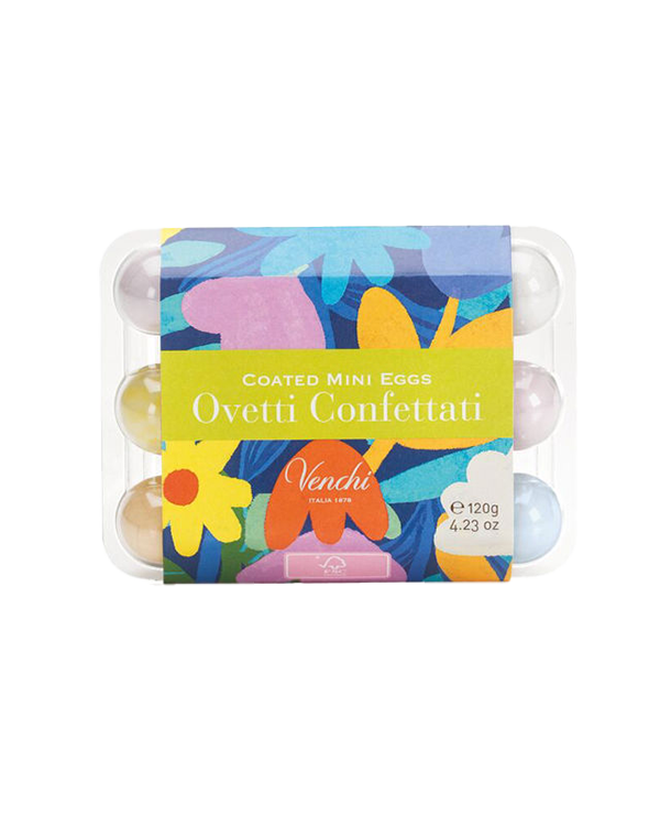 Boîte d'œufs dragéifiés en chocolat